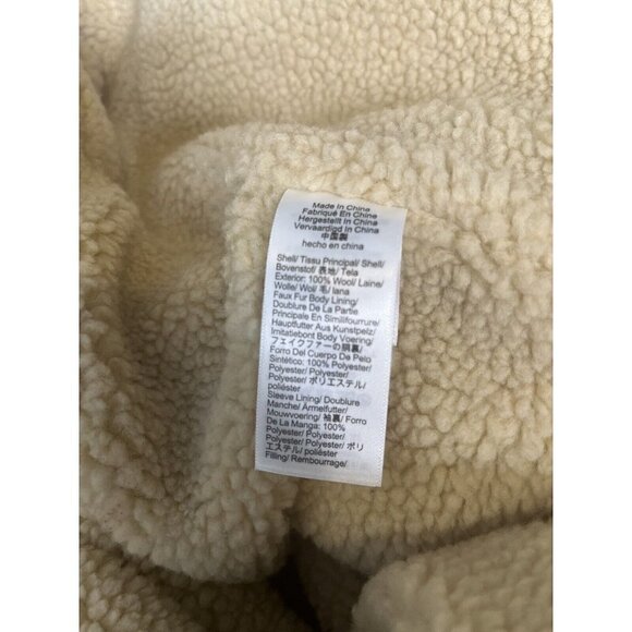 J Crew Men’s Shirt-jacket Sherpa Lining Large NWT Green Plaid Shacket - Picture 8 of 10